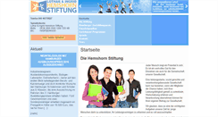 Desktop Screenshot of hemshorn-stiftung.de