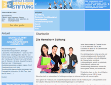 Tablet Screenshot of hemshorn-stiftung.de